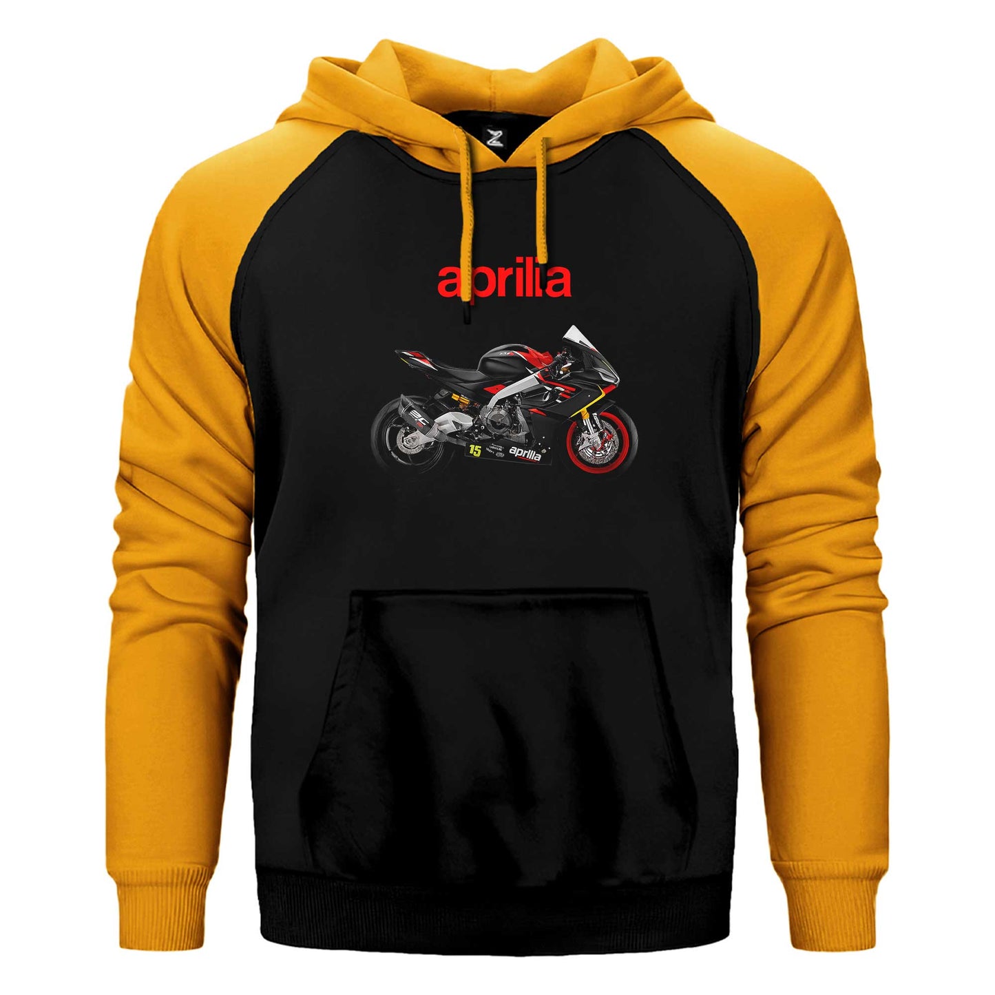 Aprilia 675RS Çift Renk Reglan Kol Sweatshirt / Hoodie