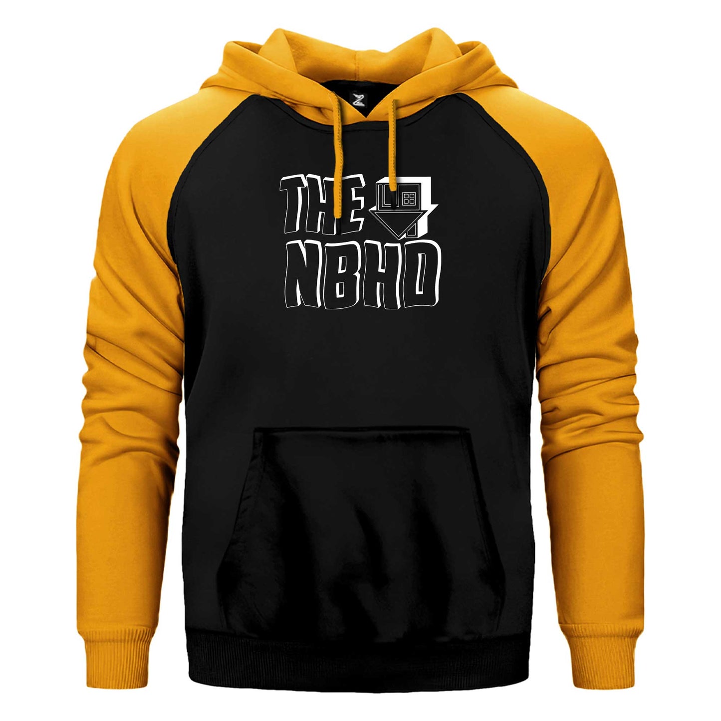 The Neighbourhood Text Çift Renk Reglan Kol Sweatshirt / Hoodie