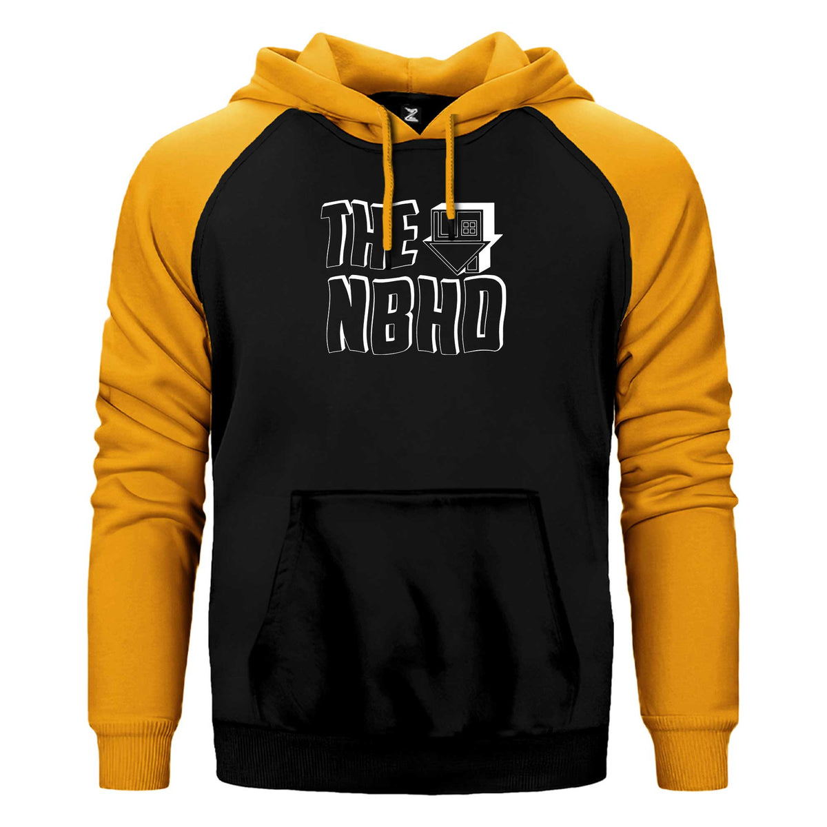 The Neighbourhood Text Çift Renk Reglan Kol Sweatshirt / Hoodie