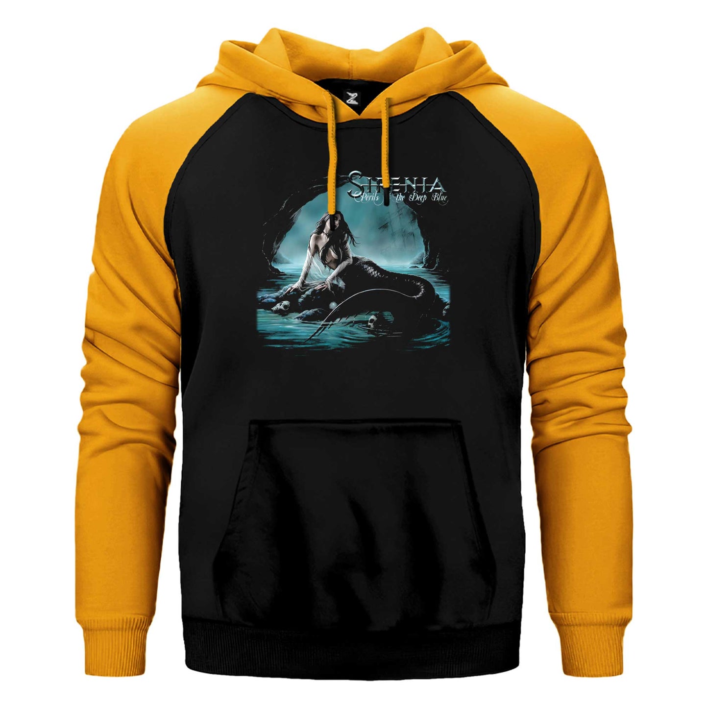 Sirenia Perils Of The Deep Blue Çift Renk Reglan Kol Sweatshirt / Hoodie