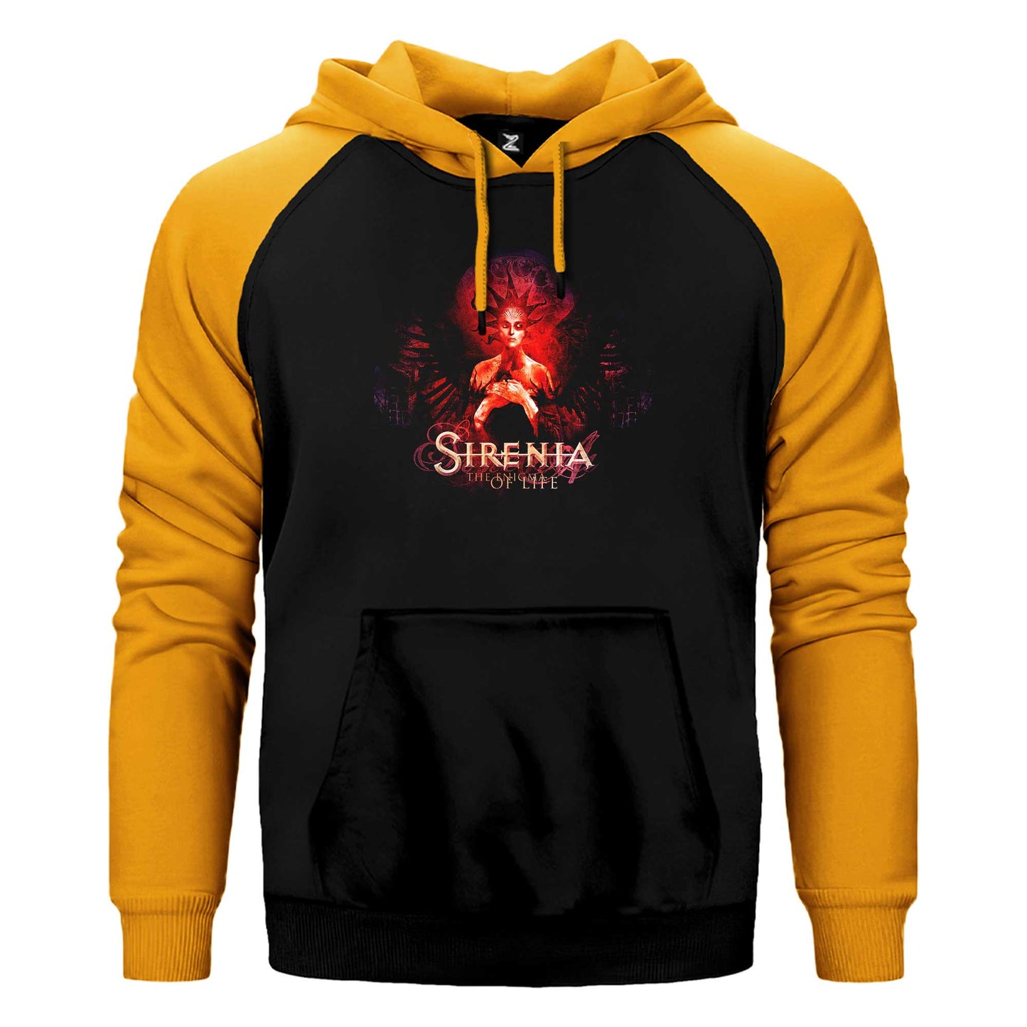 Sirenia The Enigma of Life Çift Renk Reglan Kol Sweatshirt / Hoodie