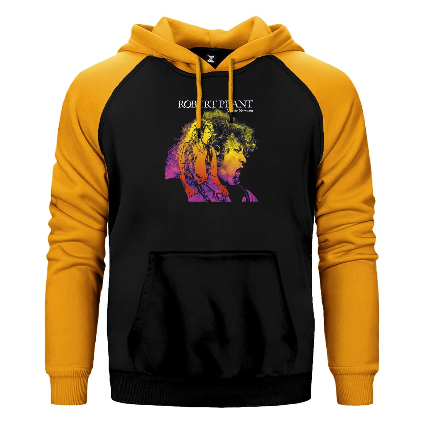 Robert Plant Manic Nirvana Çift Renk Reglan Kol Sweatshirt / Hoodie