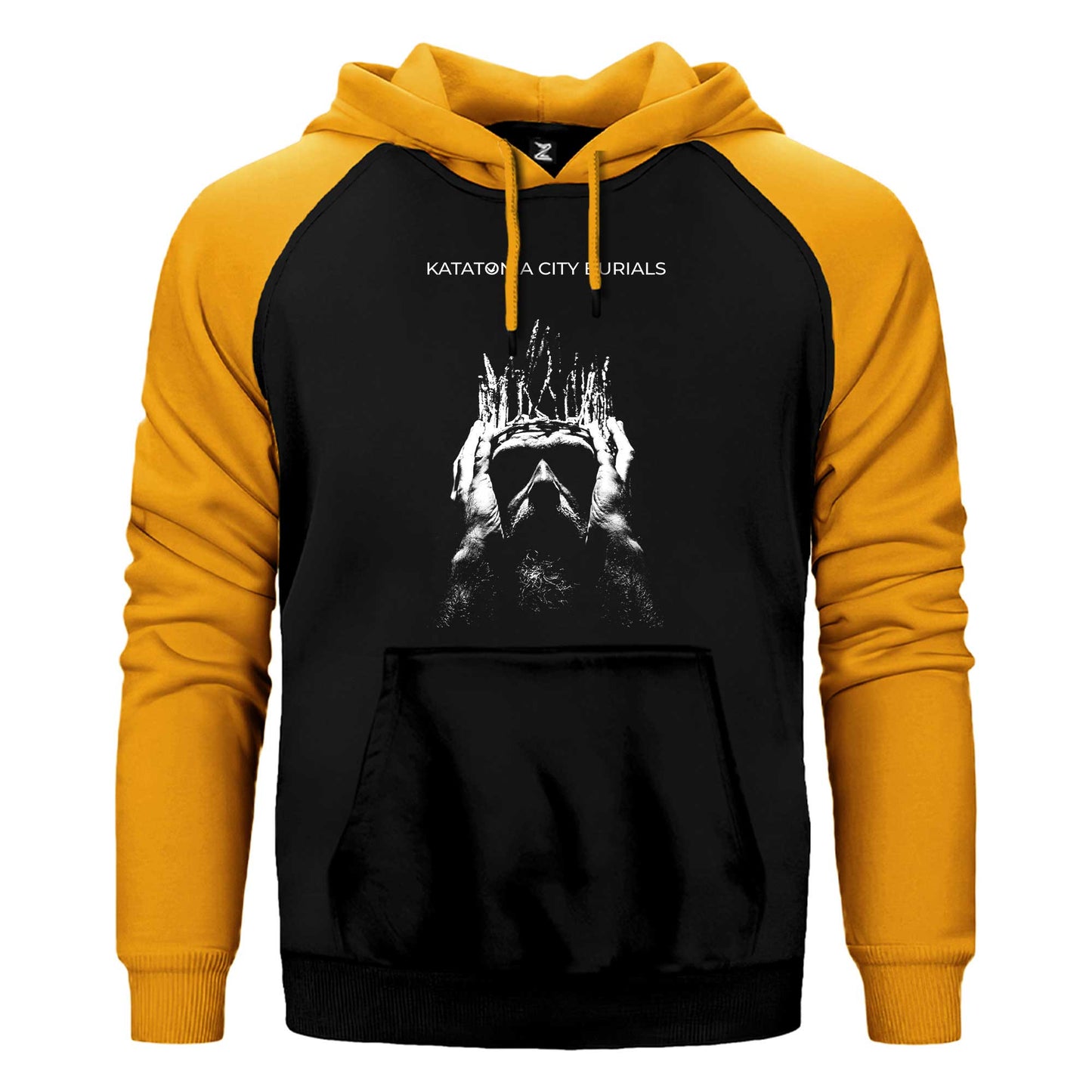 Katatonia City Burials Çift Renk Reglan Kol Sweatshirt / Hoodie