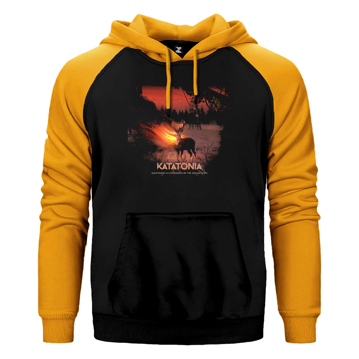 Katatonia Nightmares Çift Renk Reglan Kol Sweatshirt / Hoodie