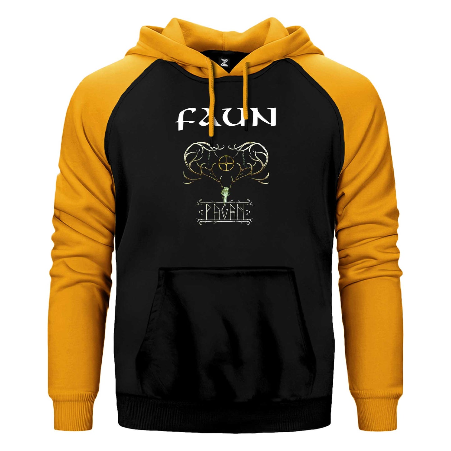 Faun Pagan Çift Renk Reglan Kol Sweatshirt / Hoodie