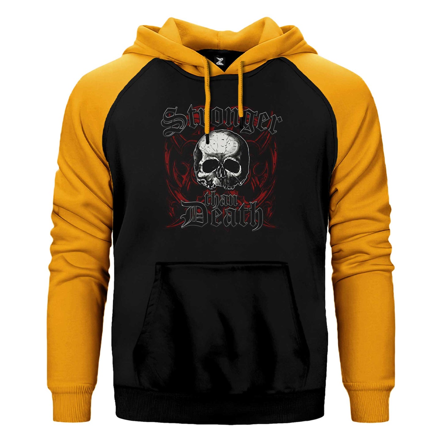 Black Label Society Stronger Than Death Çift Renk Reglan Kol Sweatshirt / Hoodie