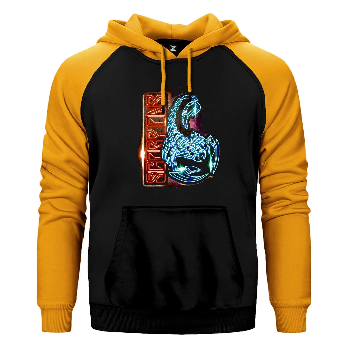 Scorpions Diamond Scorpion Çift Renk / Parçalı Reglan Kol Sweatshirt