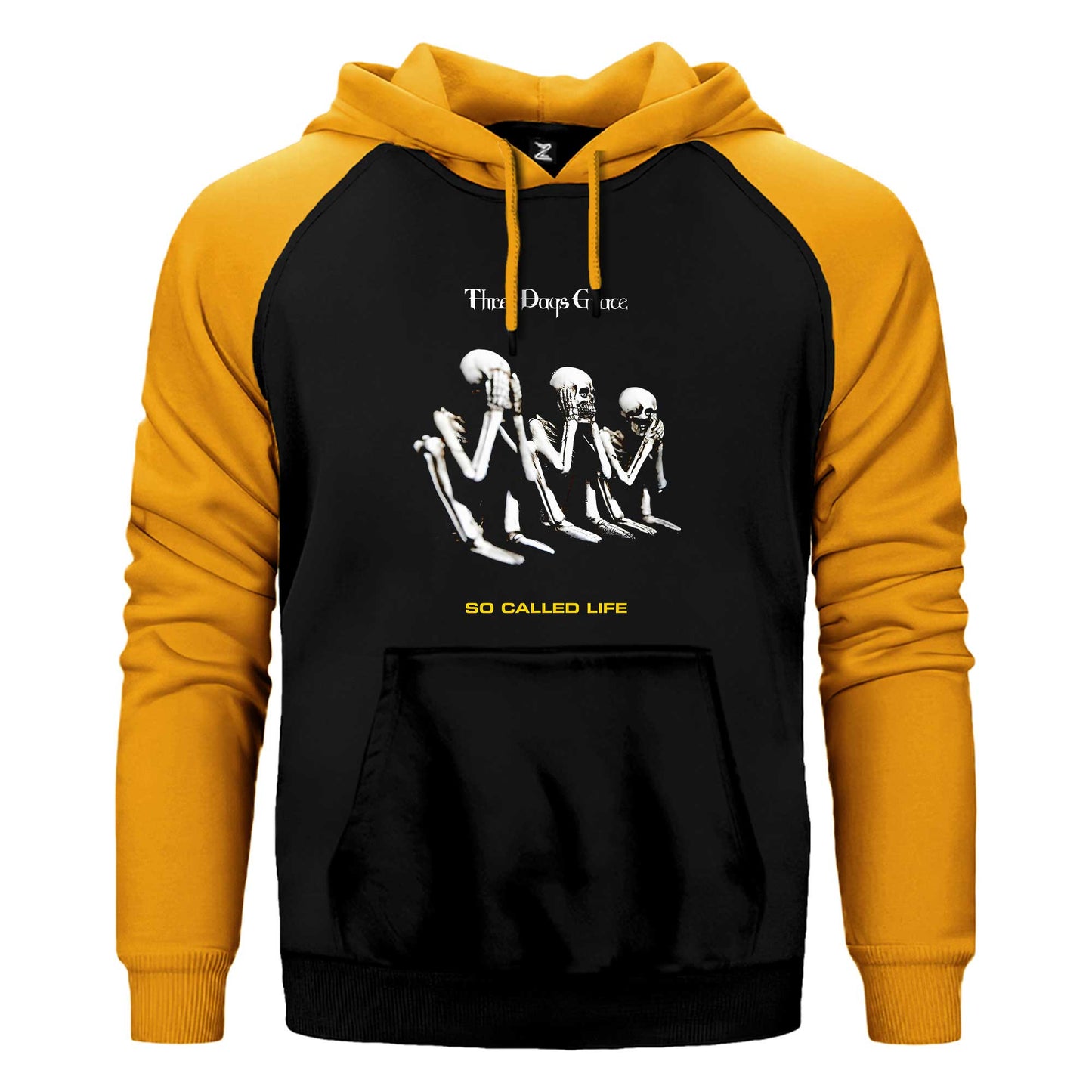 Three Days Grace So Called Çift Renk / Parçalı Reglan Kol Sweatshirt