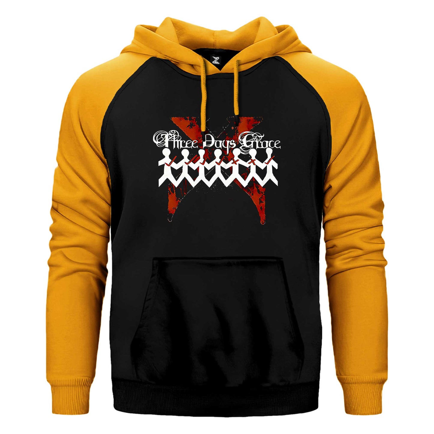 Three Days Grace One-X Çift Renk / Parçalı Reglan Kol Sweatshirt