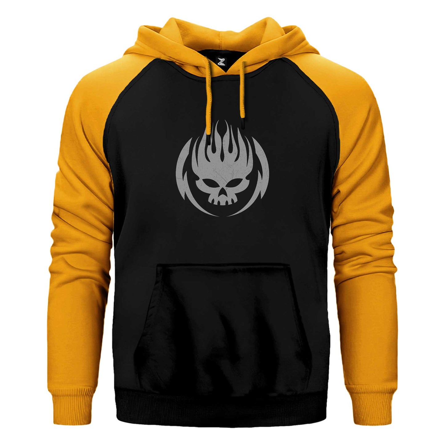 The Offspring Grup Logo Çift Renk / Parçalı Reglan Kol Sweatshirt