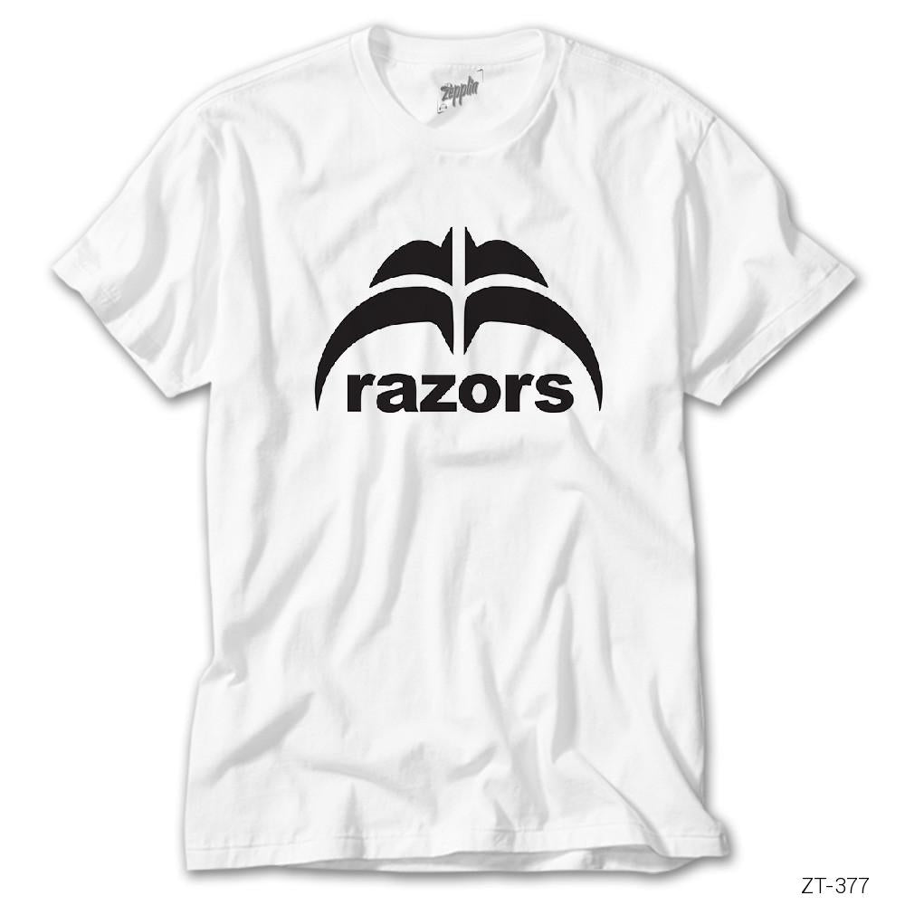 Razors Skate Logo Beyaz Tişört