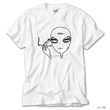 Alien Smoke Beyaz Tişört