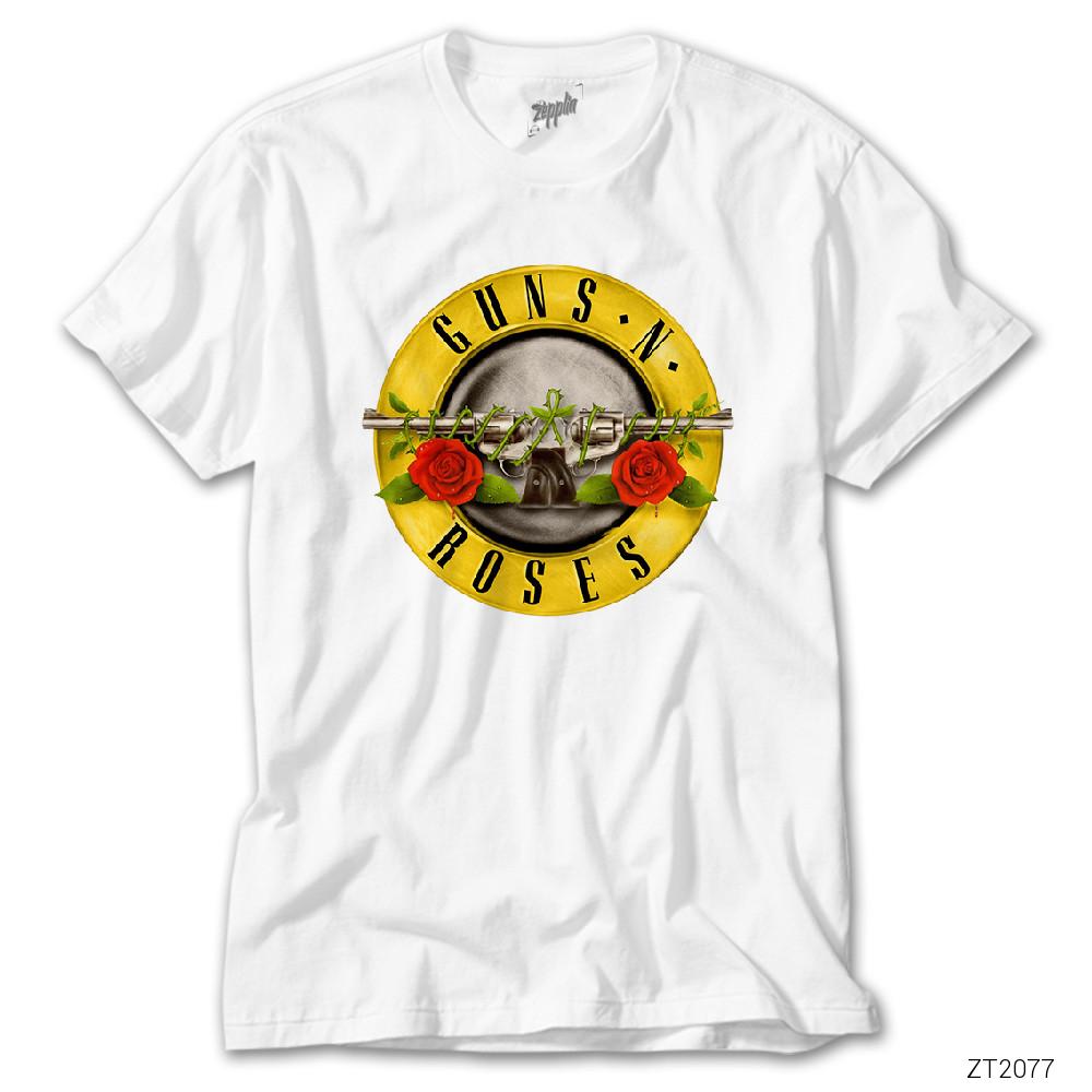 İndirimli Guns N Roses Classic Beyaz Tişört