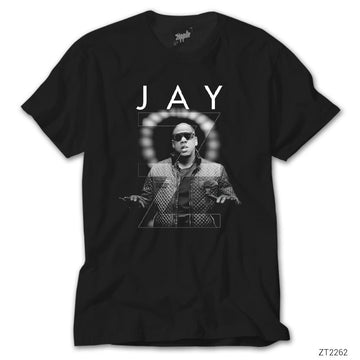 Jay-Z Text Siyah Tişört