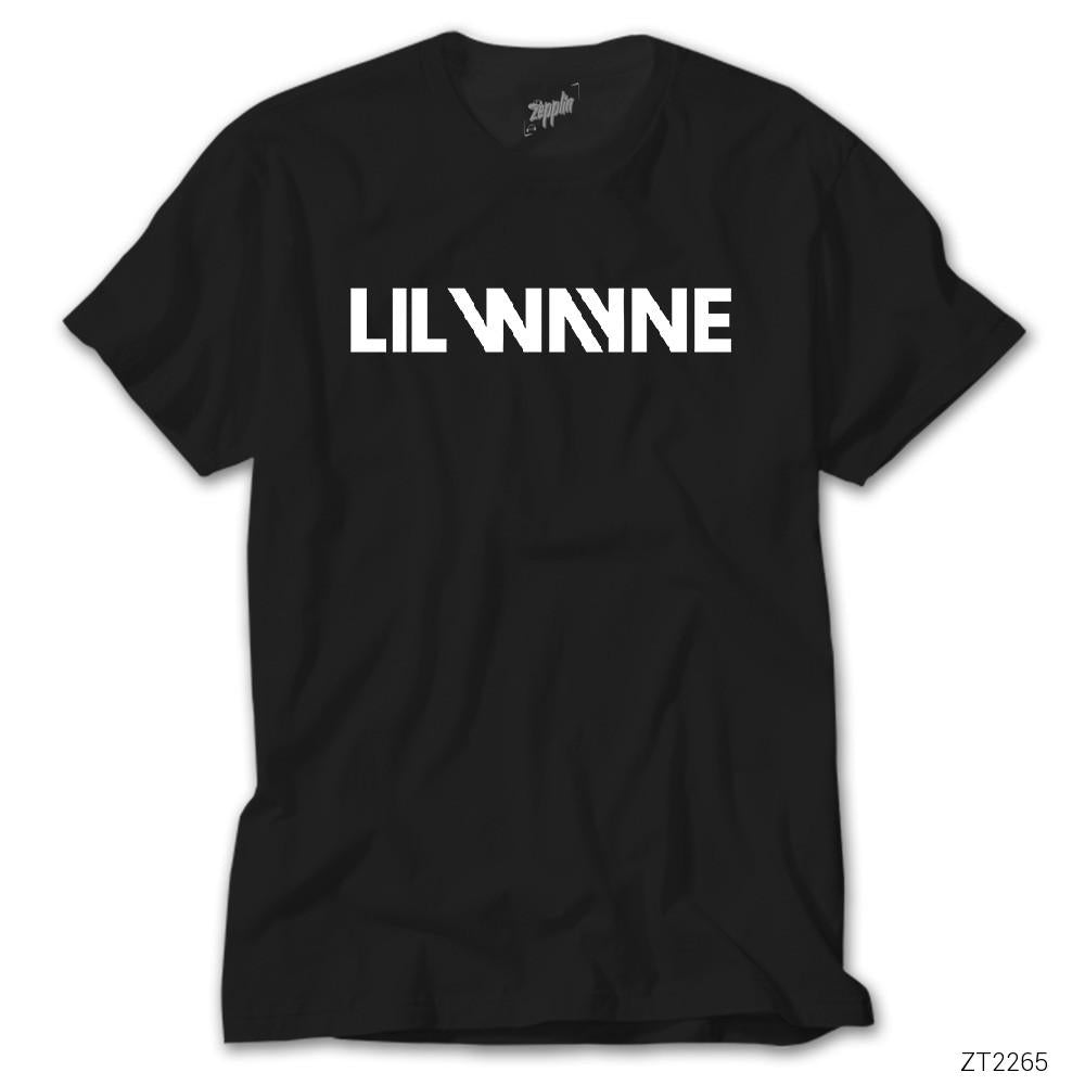 Lil Wayne Text Siyah Tişört