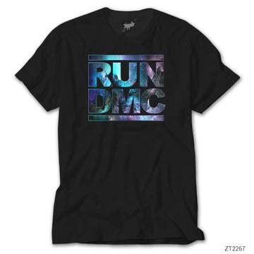 Run Dmc Logo Siyah Tişört