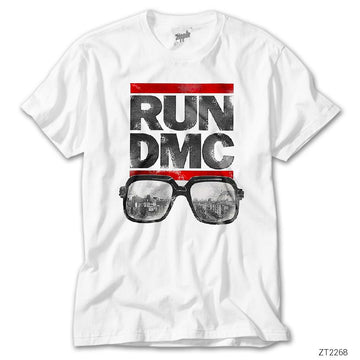 Run Dmc Sunglass Beyaz Tişört