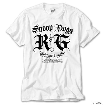 Snoop Dogg R G Beyaz Tişört