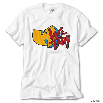 Wu-Tang Cartoon Logo Beyaz Tişört