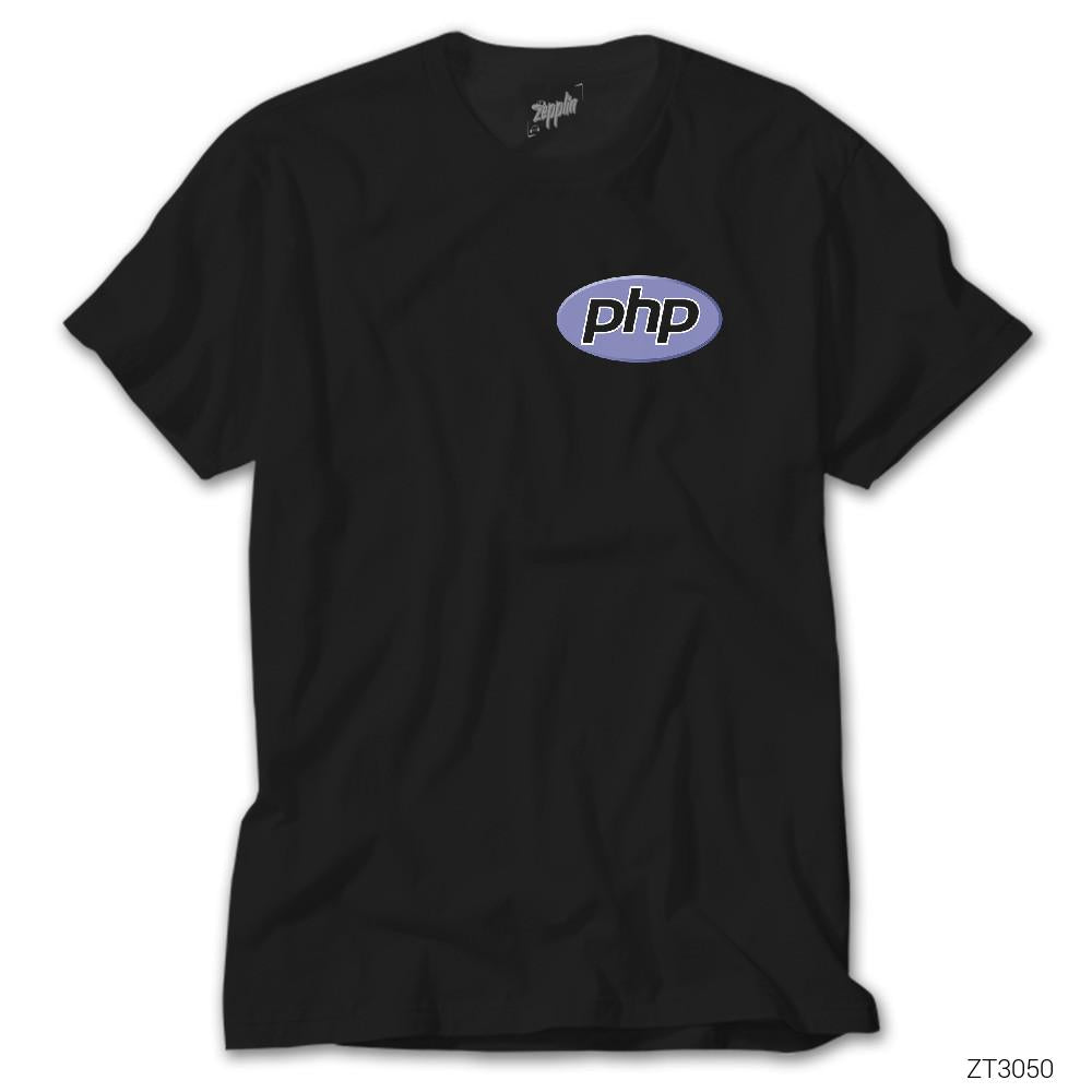 PHP Yazılımcı Siyah Tişört