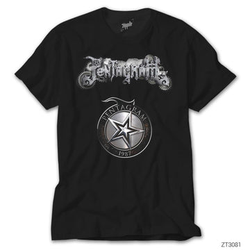 Pentagram 1987 Siyah Tişört