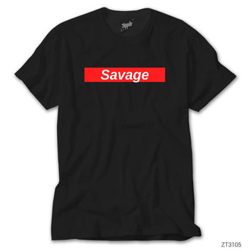 21 Savage Red Siyah Tişört