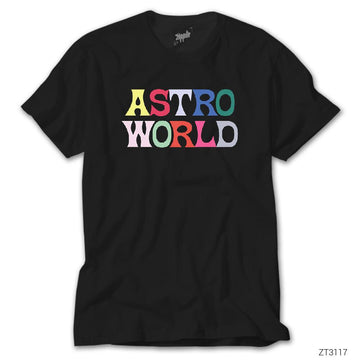 Travis Scott Astroworld 2 Siyah Tişört