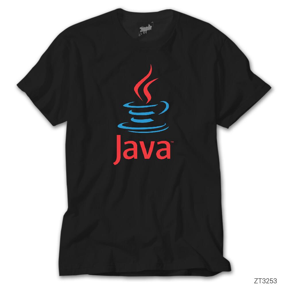 Java Logo Siyah Tişört