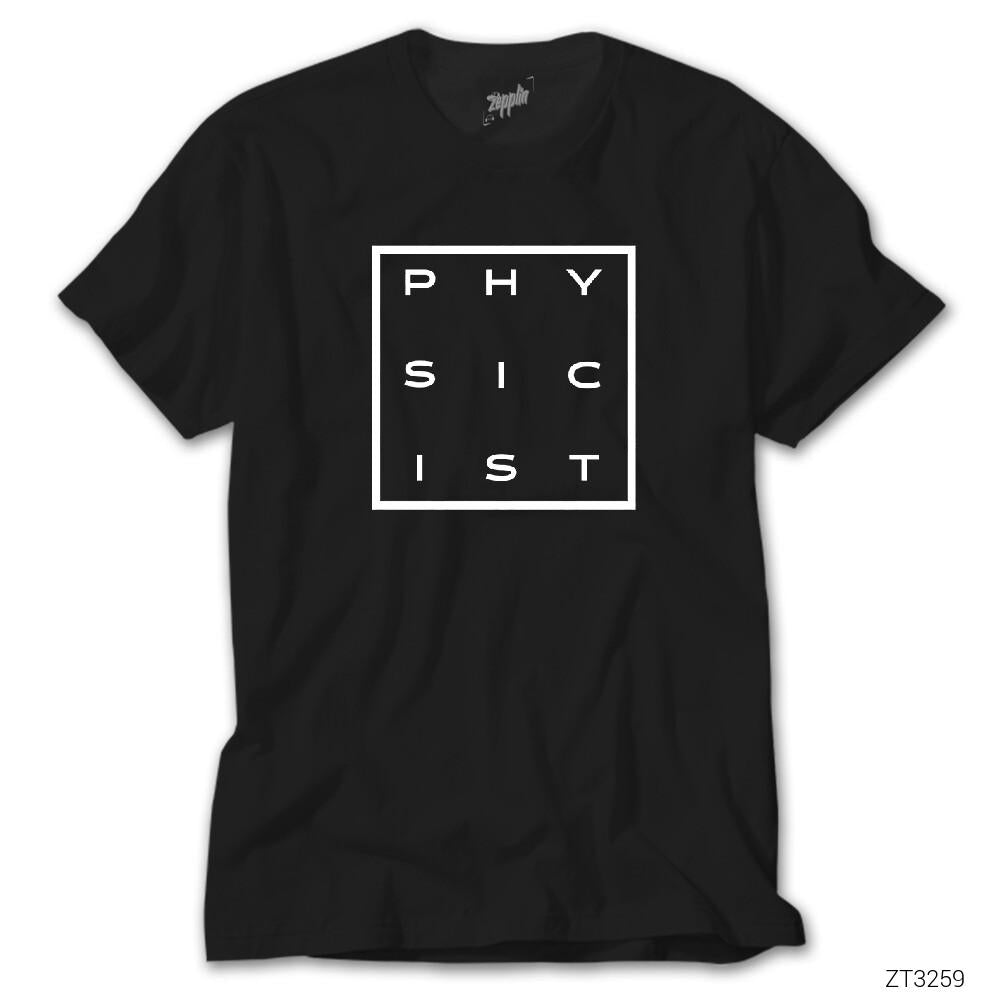 Physicist Box Siyah Tişört