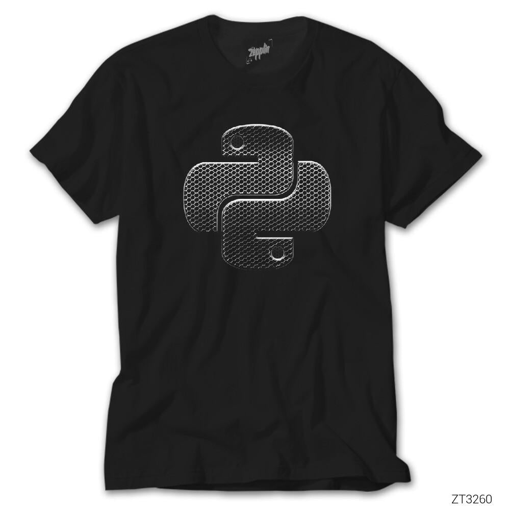 Python Black Siyah Tişört