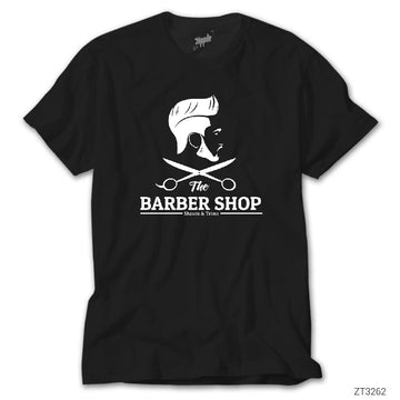 The Barber Shop Siyah Tişört
