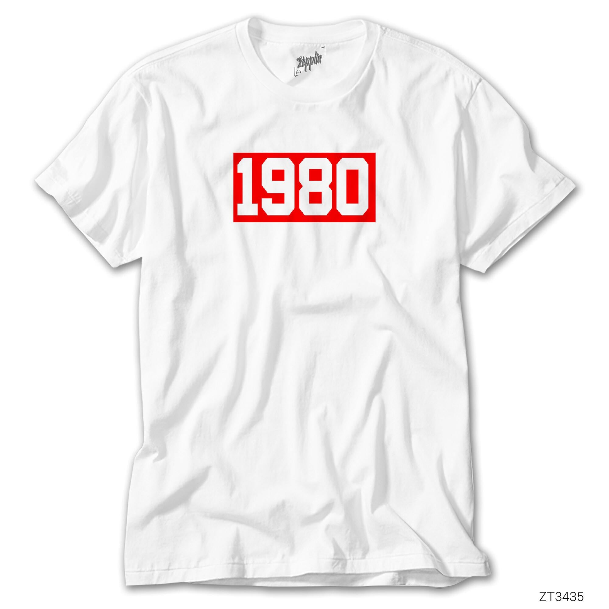 1980 Made Beyaz Tişört