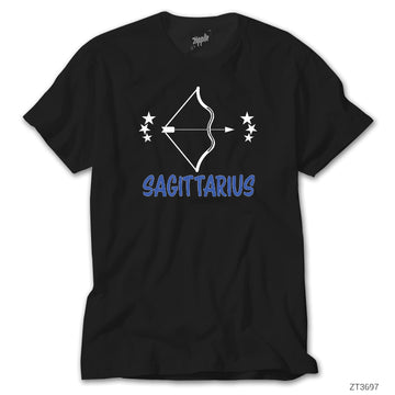 Yay Burcu Sagittarius Siyah Tişört