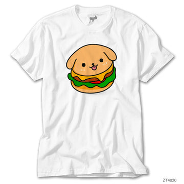 Burger Dog Beyaz Tişört