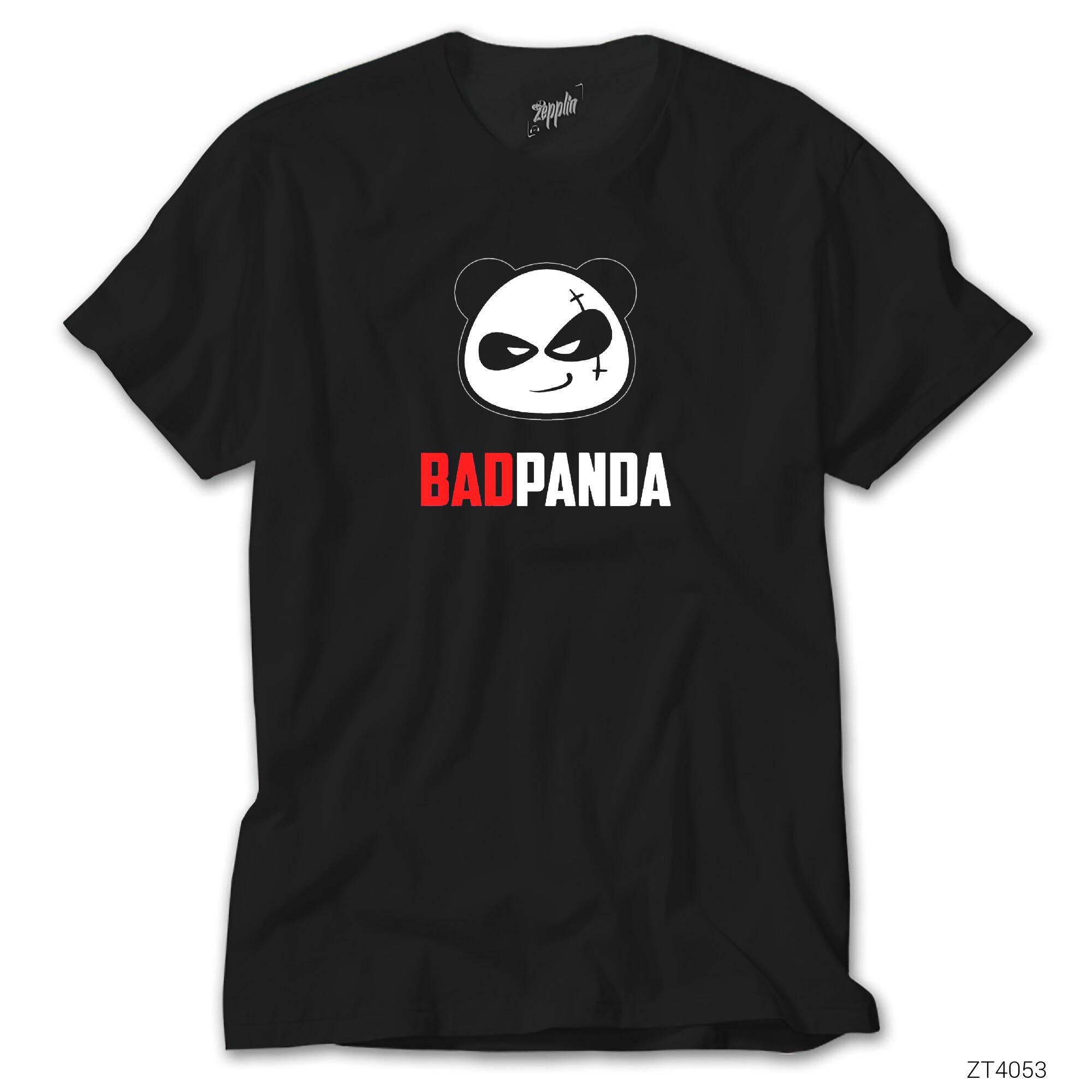 Bad Panda Siyah Tişört