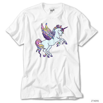 Holo-Unicorn Beyaz Tişört