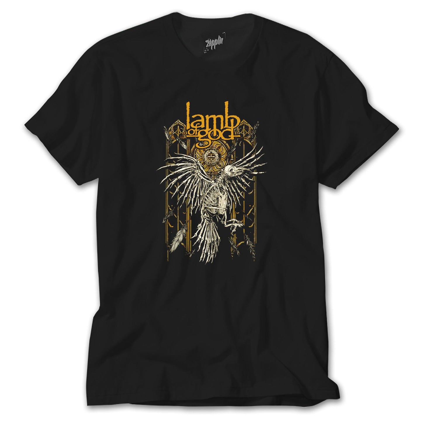 İndirimli Lamb Of God 4 Papat Siyah Tişört