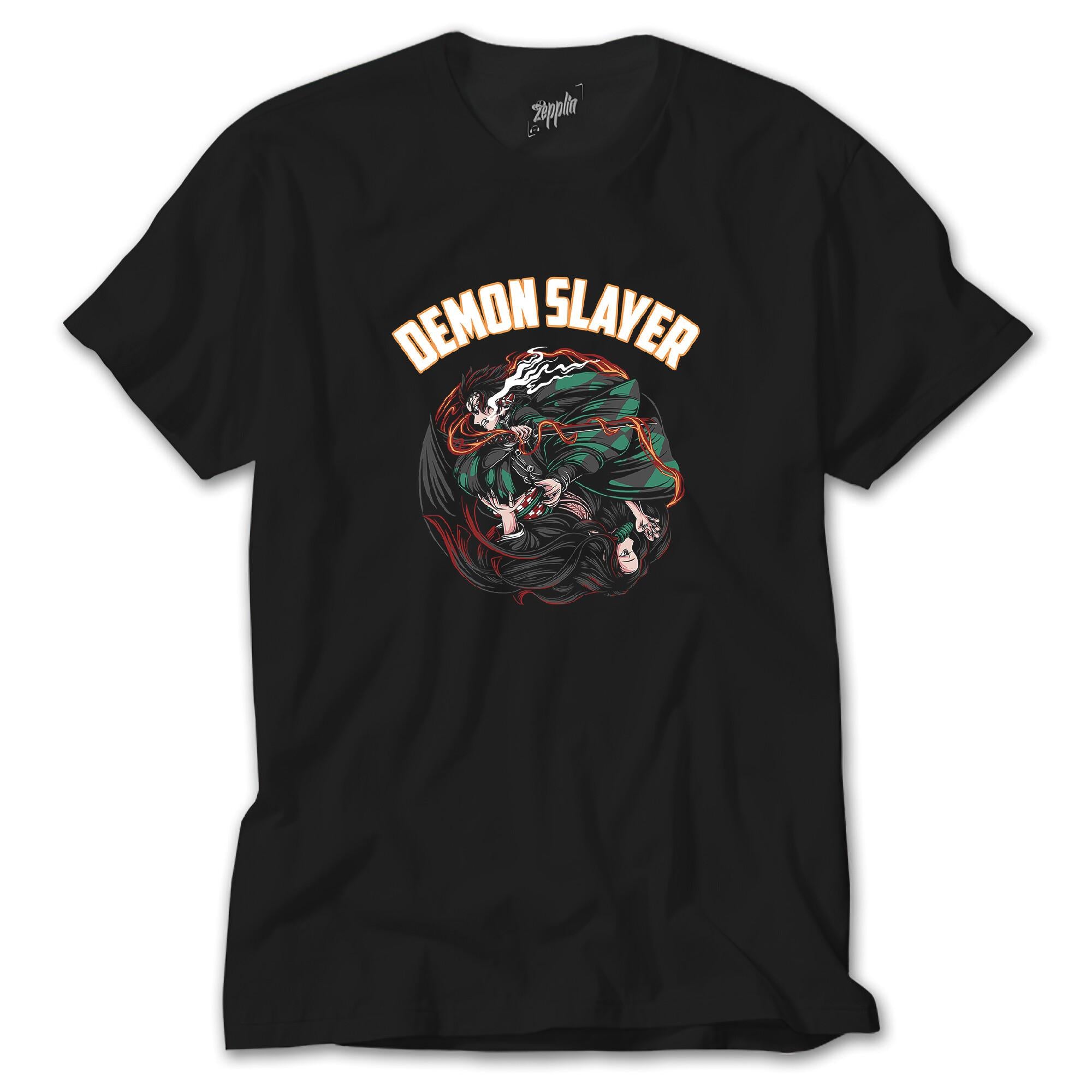 Demon Slayer Siyah Tişört