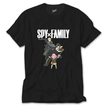 Spy × Family Siyah Tişört