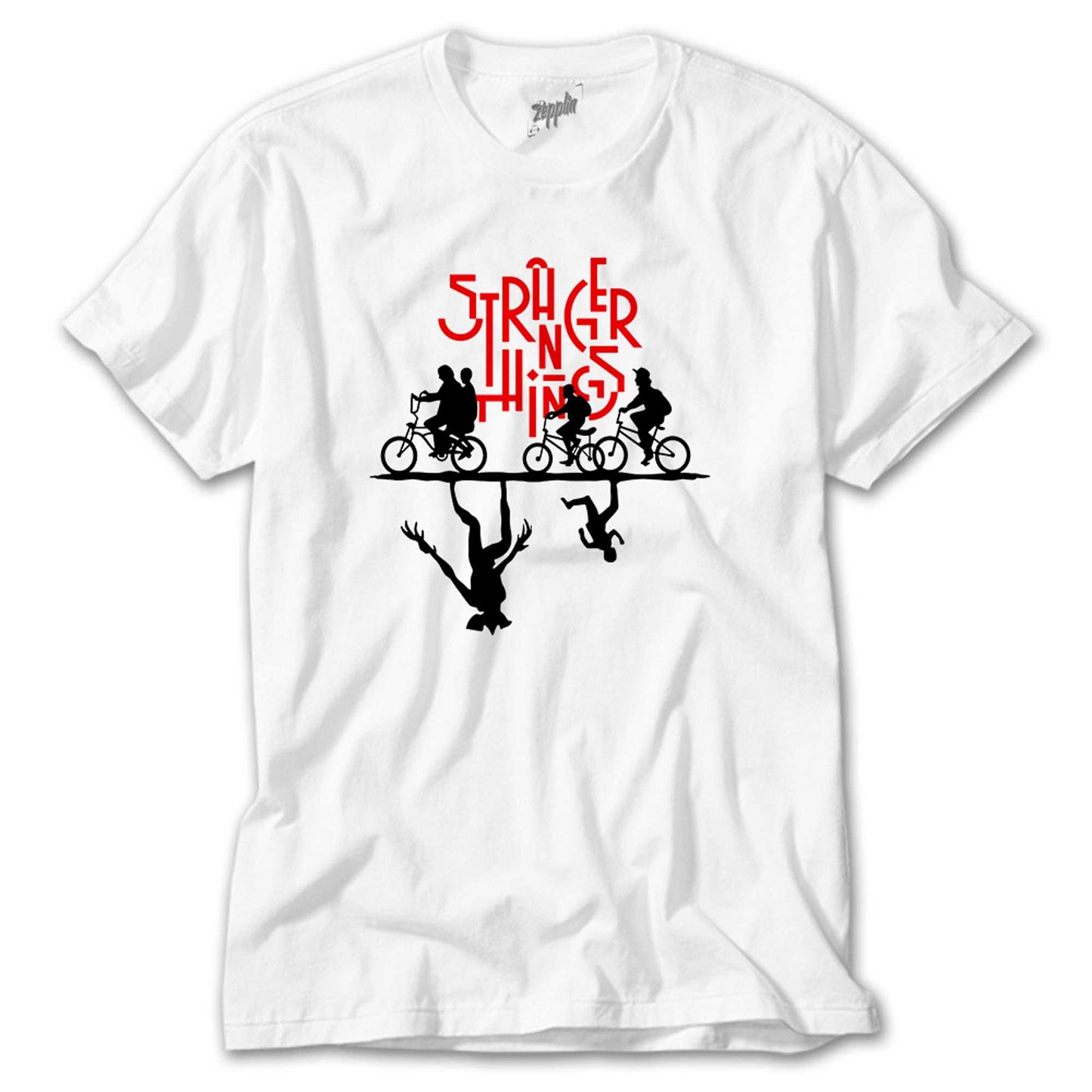 İndirimli Stranger Things Shadow Beyaz Tişört