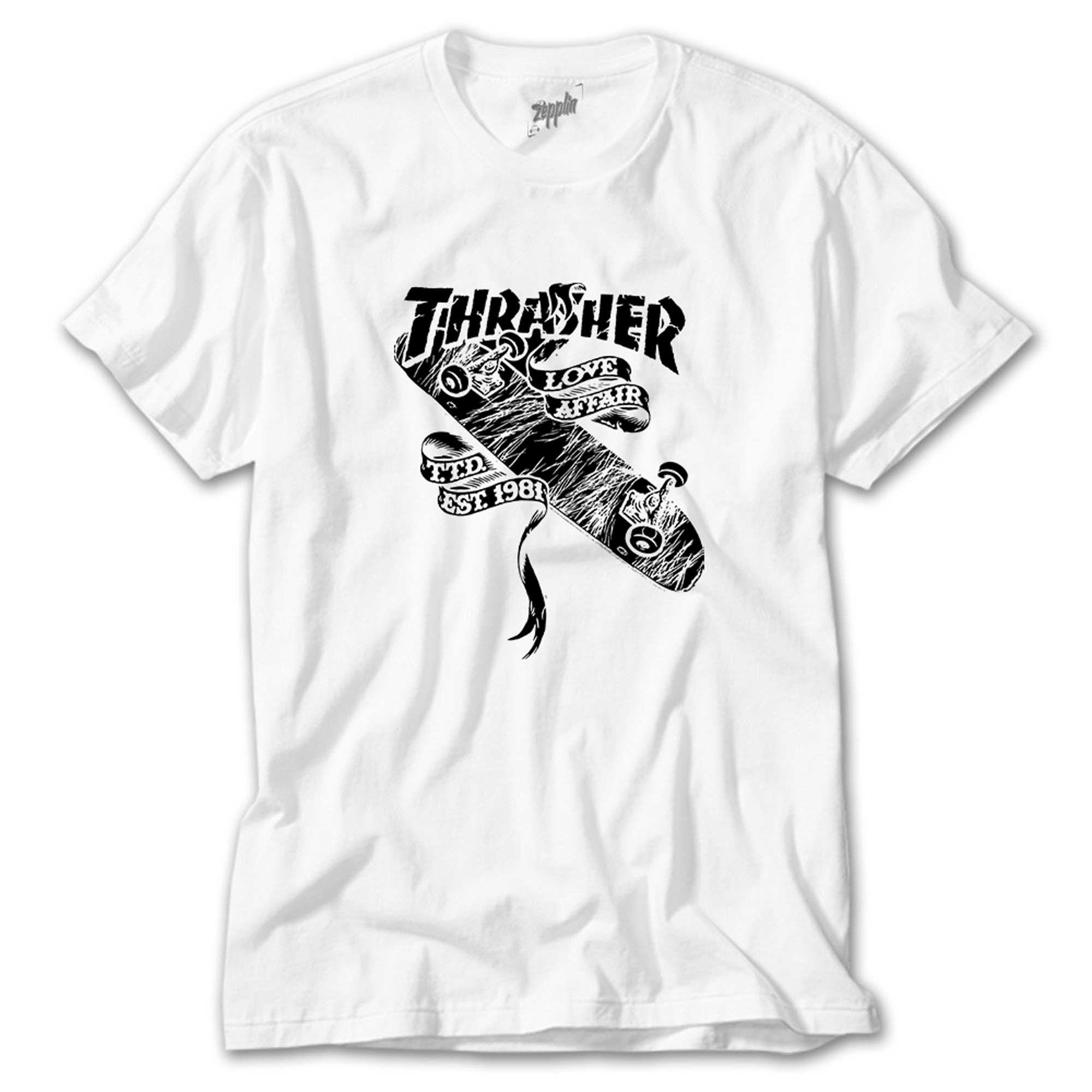 Thrasher Love Affair Beyaz Tişört