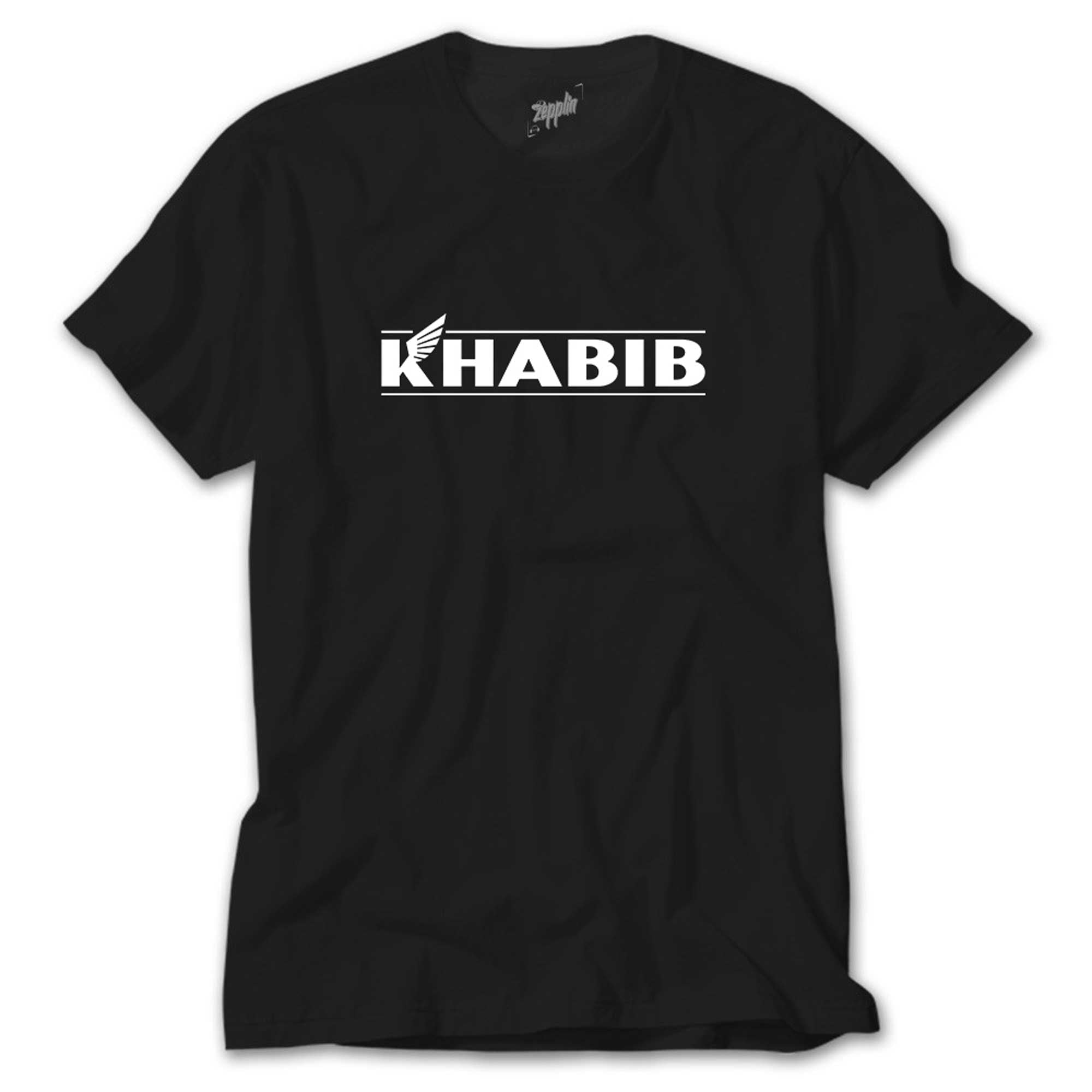 Khabib Logotype Siyah Tişört