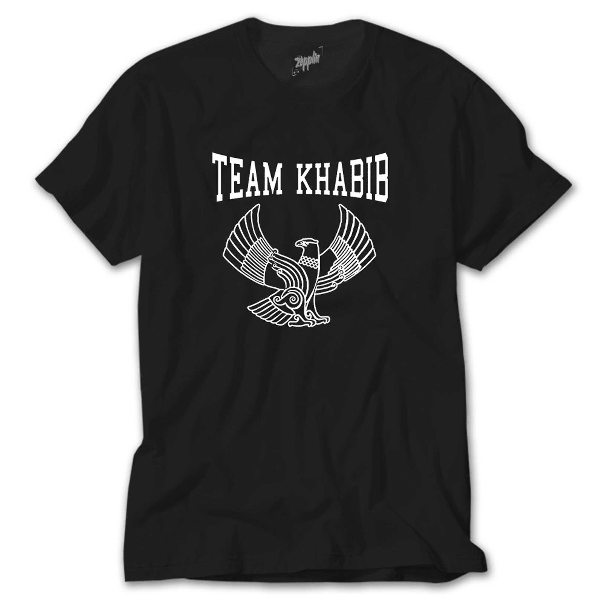 Khabib Nurmagomedov Team Essential Siyah Tişört