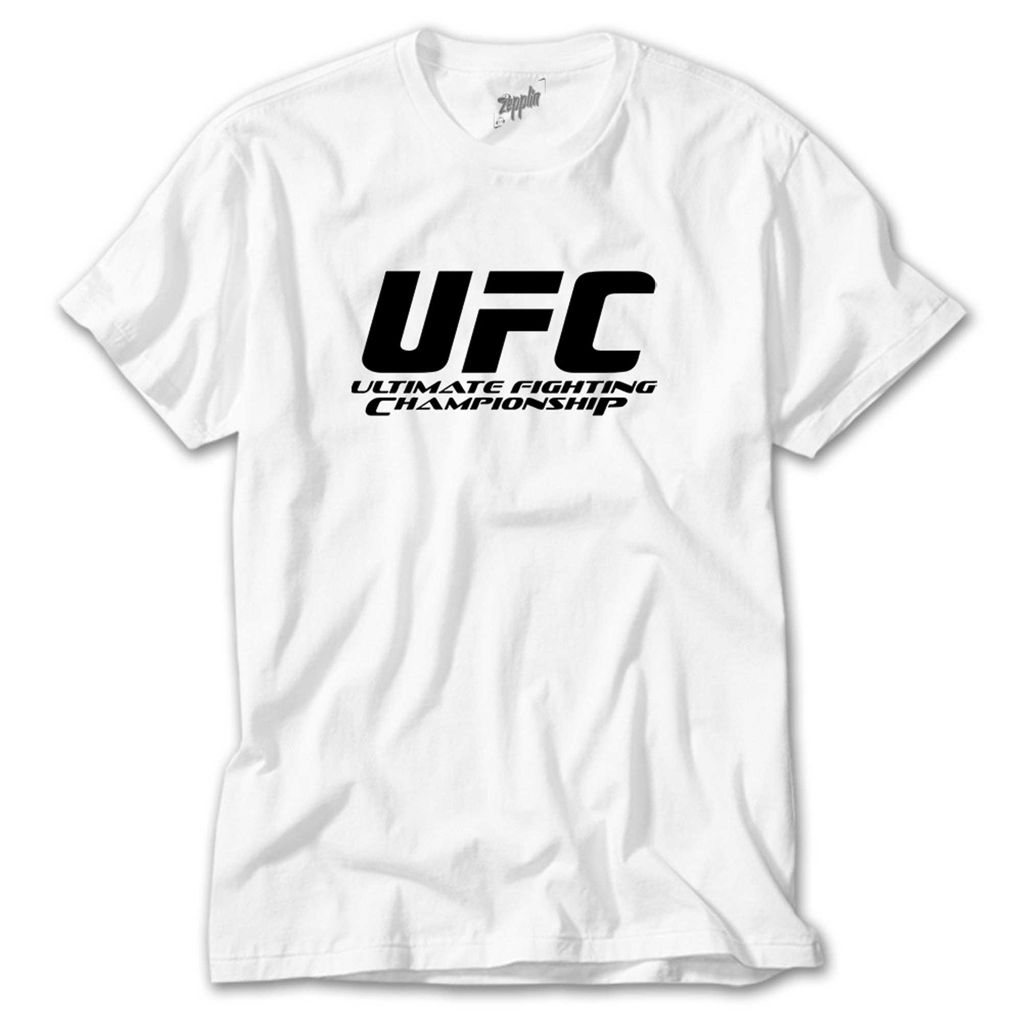 UFC LOGO Ultimate Championship Beyaz Tişört