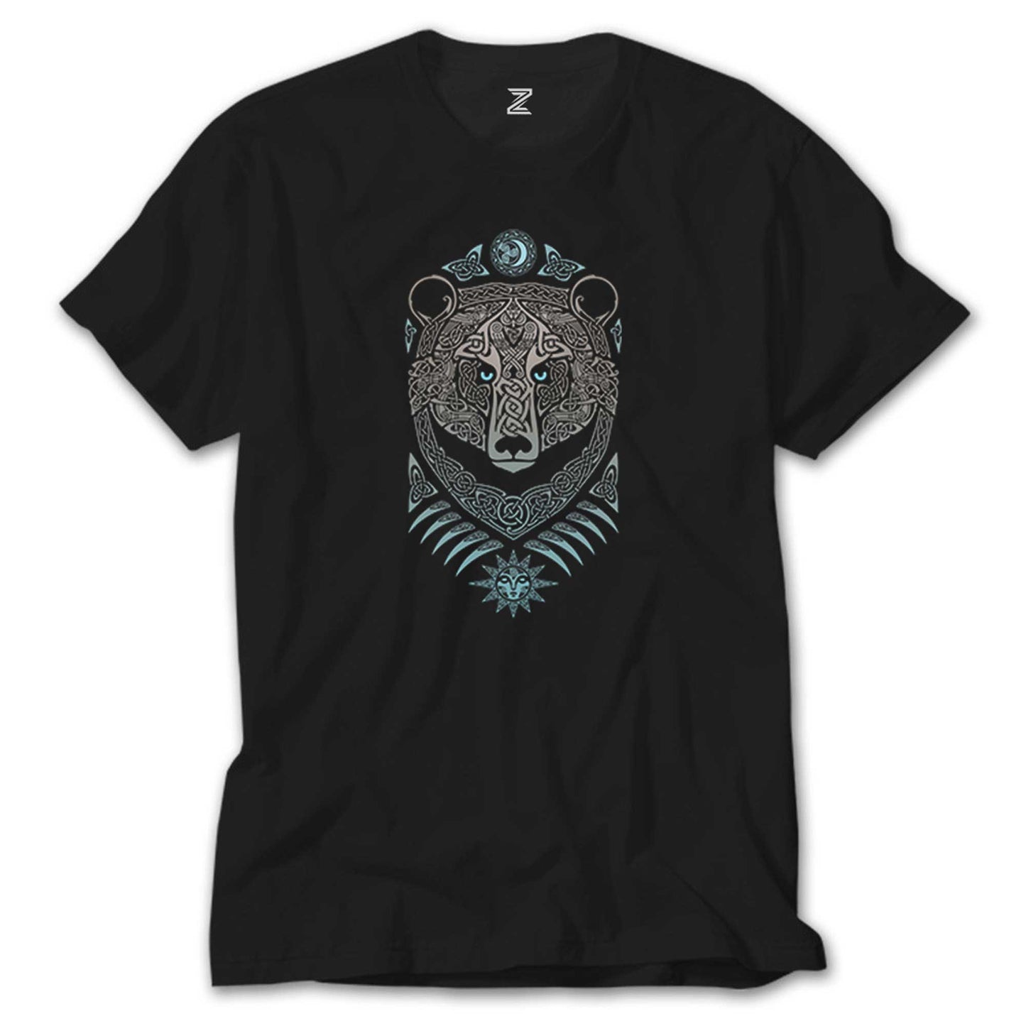 İndirimli Bear Forest Lord Siyah Tişört