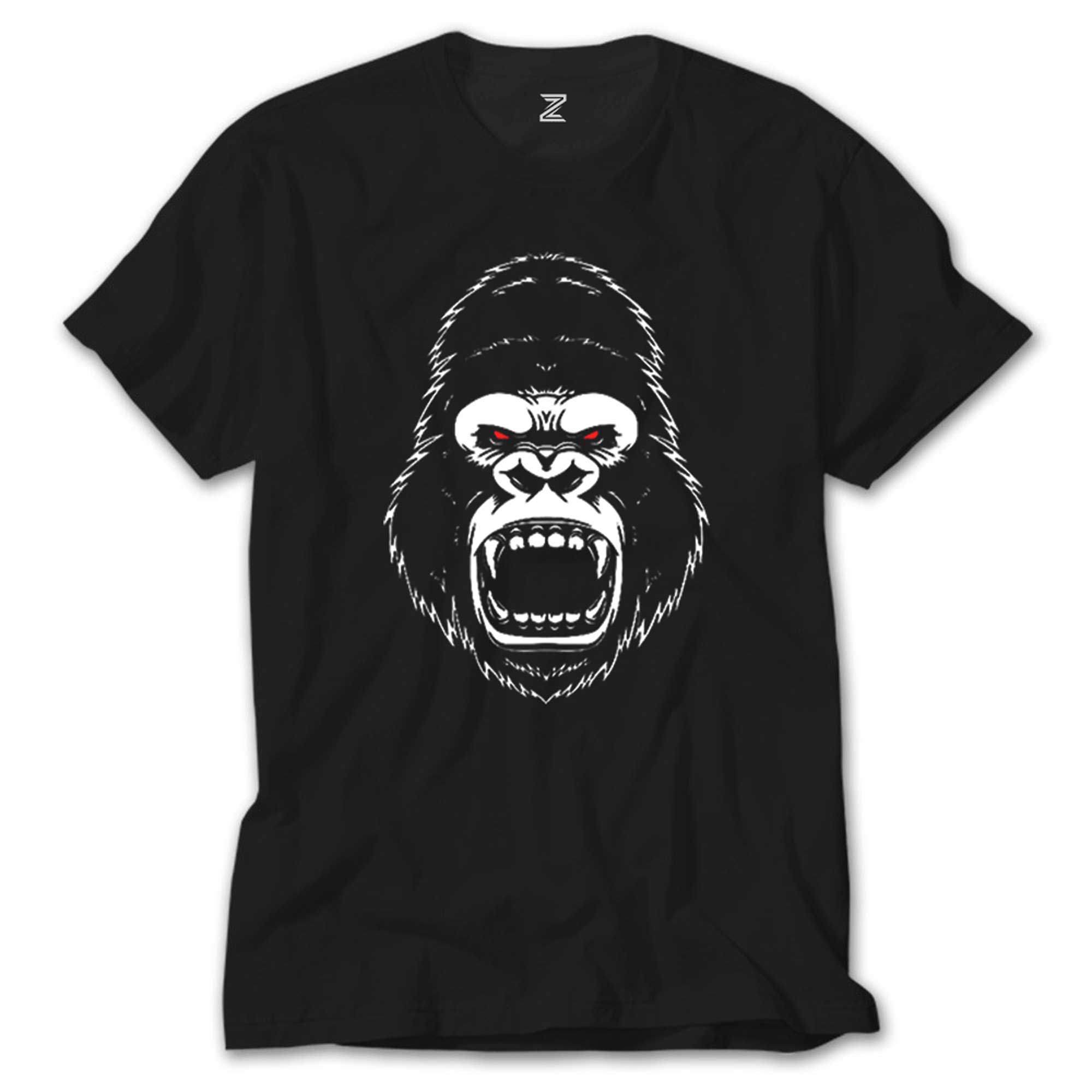 Goril Nervous Siyah Tişört
