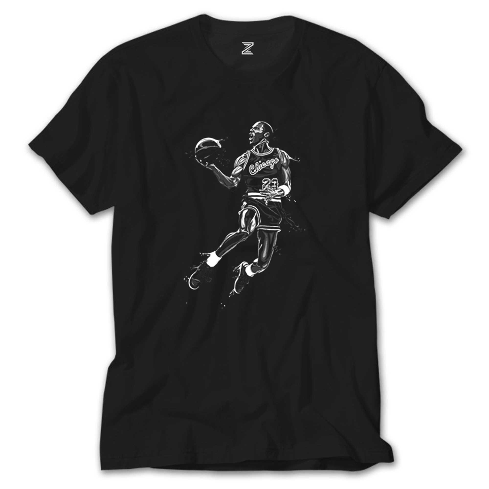 Michael Jordan Black Siyah Tişört