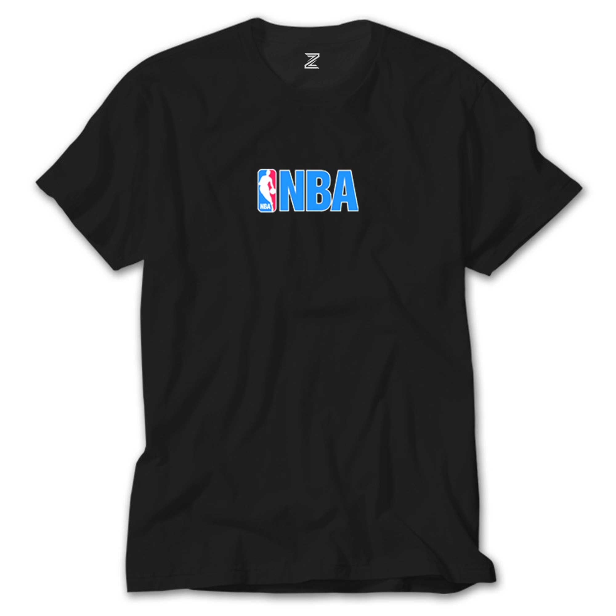 NBA Logo Siyah Tişört