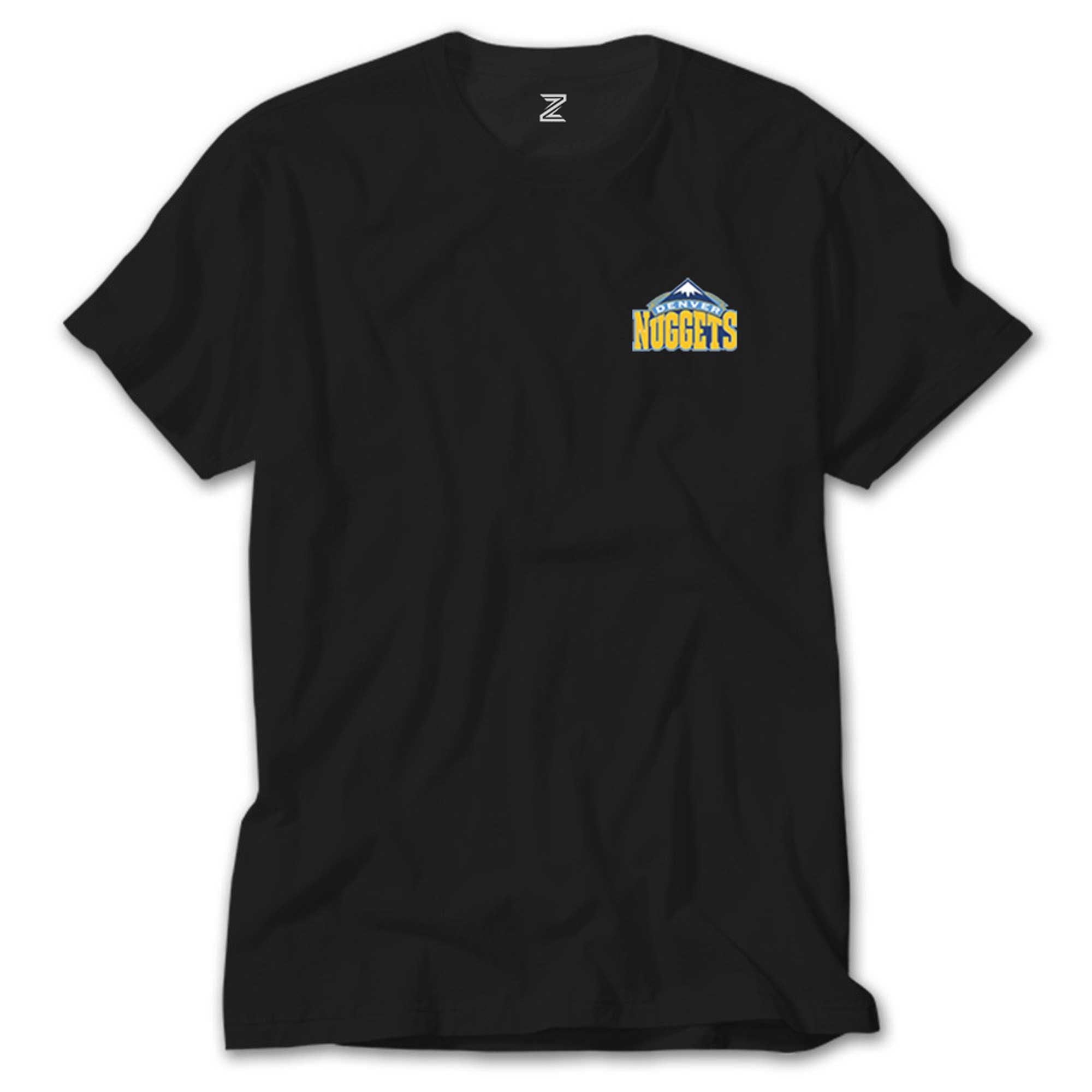 Denver Nuggets Logo Siyah Tişört