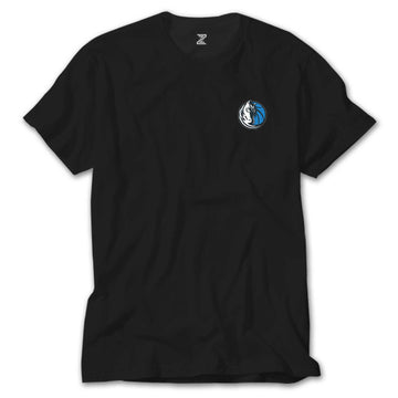 Dallas Mavericks Logo Siyah Tişört